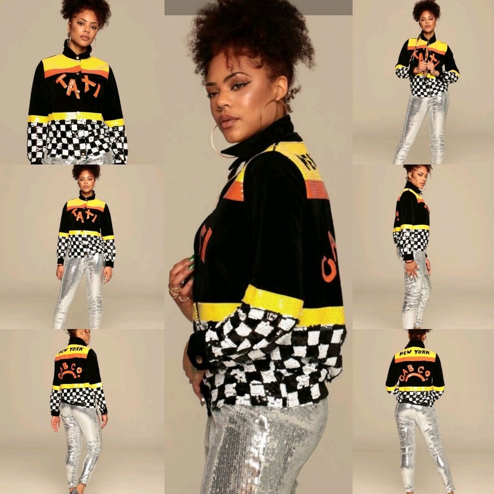 Sequin Taxi Jacket